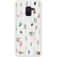 Samsung Beschermende siliconen case compatibel met Galaxy A8 2018 Flower Rise