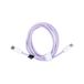 Câble universel avec connecteur USB-C – USB-C - Prend en charge la charge rapide PD 60W et le transfert de données. Violet, 2 mètres
