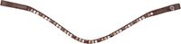 Waldhausen X Line Frontriem Glam, Bruin
