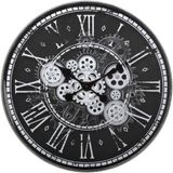 ATMOSPHERA CREATEUR D'INTERIEUR Klok IZIA Wandklok Rond Kunststof Noir et blanc 50.80 cm