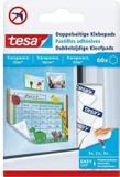 Tesa Dubbelzijdige Kleefpads voor Glas en Transparant - 60 stuks