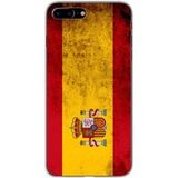 1001 coques Apple iPhone 8 Plus Spaanse vlag siliconen hoesje