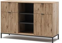 Vicco Eliza Dressoir – 120 x 81.2 cm met 2 lades en 2 deuren Viking Eik