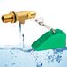 Robinet flotteur 1/2 pouce en laiton - Flotteur en plastique - Bol d'eau automatique avec bras réglable - Robinet à flotteur pour poissons, aquarium, bétail, navires, débit d'irrigation