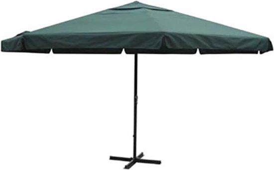 vidaXL Parasol Samos 500 cm aluminium groen