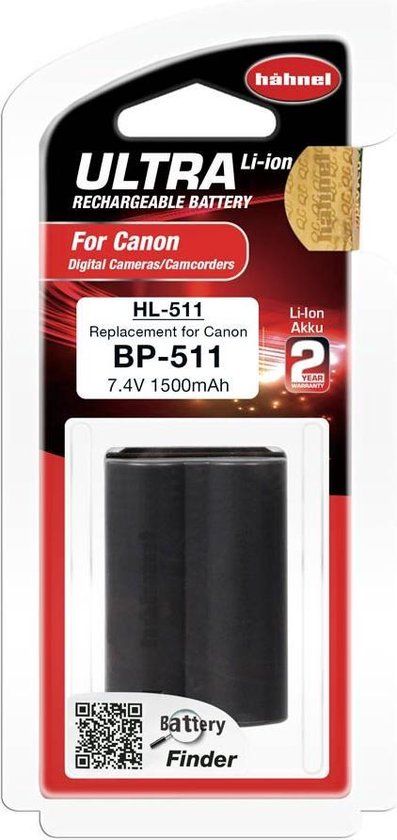 Hahnel HL-511 Ultra Li-Ion Accu voor Canon