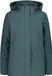 CMP Dame regenjack met capuchon en rits, trek green, 2XS
