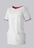 BP 1700-485-2188 jas voor dames, moderne pasvorm, 50% katoen/50% polyester, wit/koraal, maat Ln