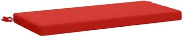 vidaXL Coussin de banc SOEST 100% Polyester Rouge 80 x 40 x 5 cm