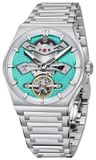 Pagani Design Callow Montre automatique, acier inoxydable, argent vert / vert