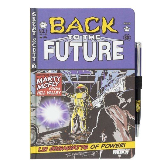 Grupo Erik Back To The Future - Premium A5 With Pen Notitieboek met pen - Multicolours