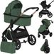 Lionelo Layla - 3in1 Kinderwagen met Astrid i-Size Autostoel - XXL Set