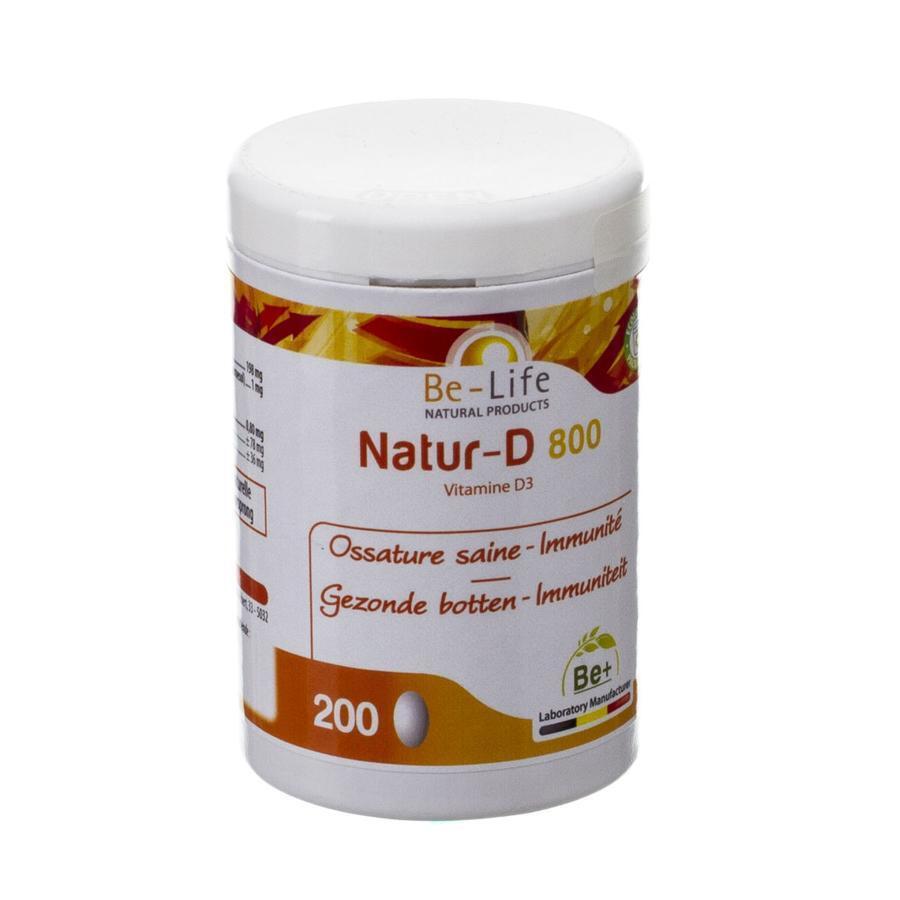 Be-Life Natur D 800 Capsules 200 stuks