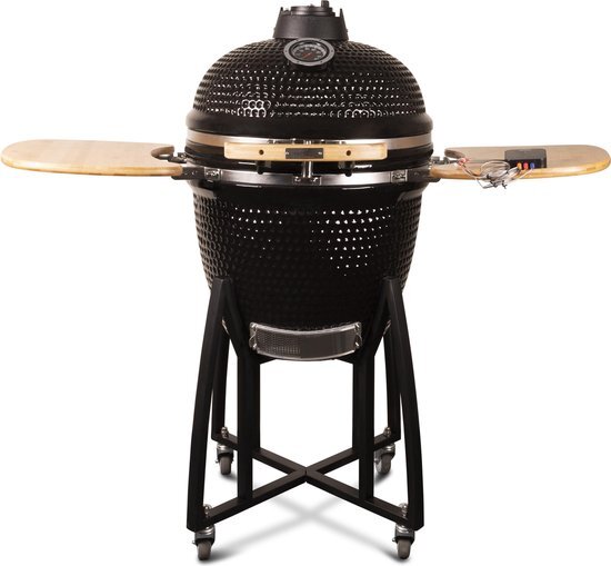 Patton Kamado Premium houtskool barbecue / zwart / Keramisch / rond