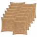 vidaXL Taie d'oreiller 12 pièces Taupe 40 x 40 cm Fausse fourrure de lapin