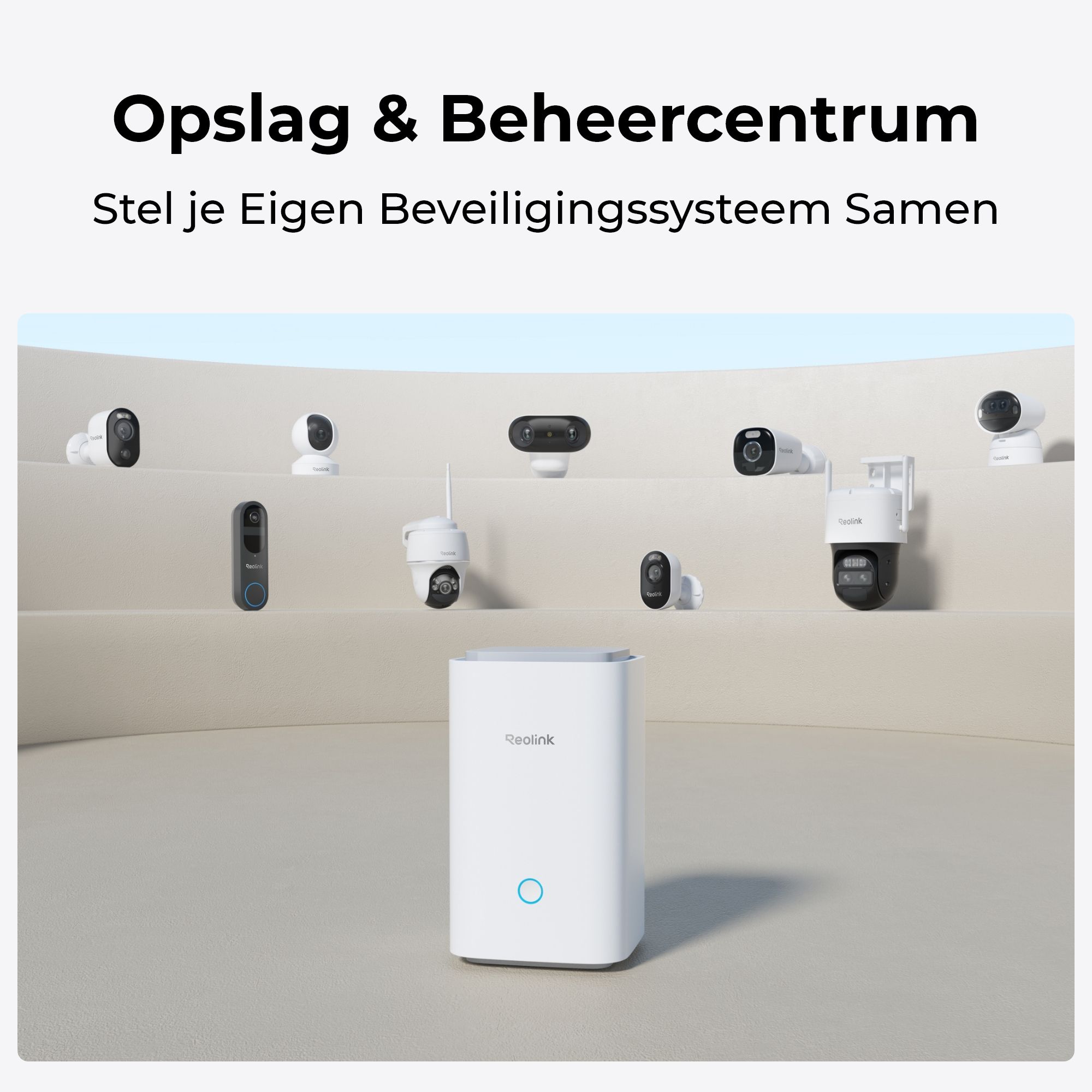 Reolink Hub 1 Security Center - Tot 16 MP - 128 GB microSD-kaart inbegrepen