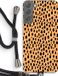 Case Company® - Samsung Galaxy S22 Plus Case with Cord - Panther - Black Cord - All-Around Protection