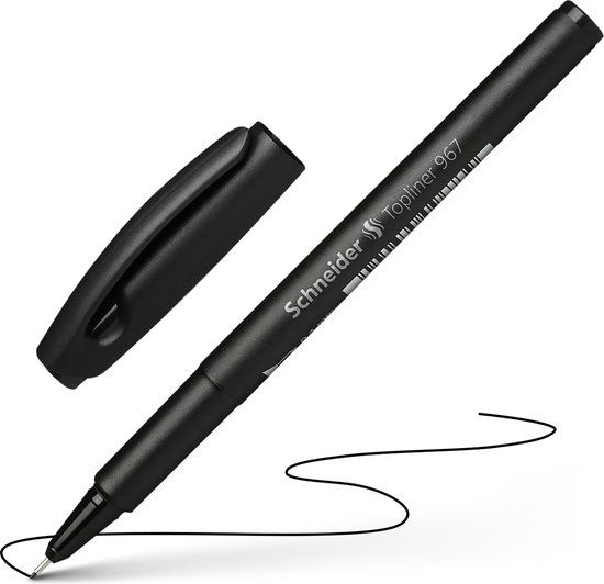 Schneider Topliner 967 Fineliner - 0.4mm - Black
