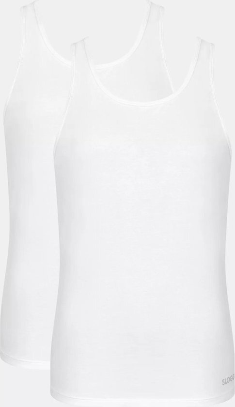 sloggi men GO ABC 2.0 Tank Top 2P Heren Onderhemd - WHITE - Maat L