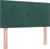 vidaXL Hoofdbord Donkergroen 100 cm Fluweel