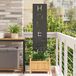 Écran de confidentialité de jardin Noir 32 x 140 cm Acier laminé à froid