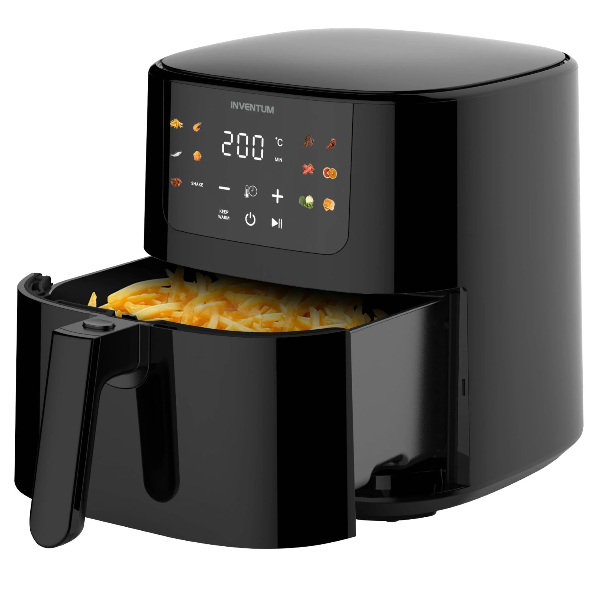 Inventum GF501HLDB - 5L Air Fryer - 1500W - Black