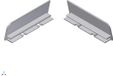 Aluart Aluminium BV Kopschotjes 7080 Rs+Ls V Waterslag 80mm