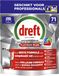 Dreft Platinum Plus Regular vaatwascapsules 1x71 stuks Voordeelverpakking