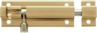 AMIG schuifslot - aluminium - 8 cm - goudkleur - deur - schutting - raam
