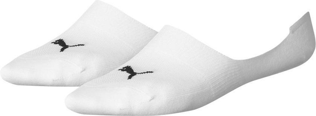 PUMA footie 2p unisex - Sportsokken - Volwassenen - white - 35-38