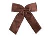 HIT trading décoration de sapin - nœud papillon 28cm en satin, couleur marron 1 pièce