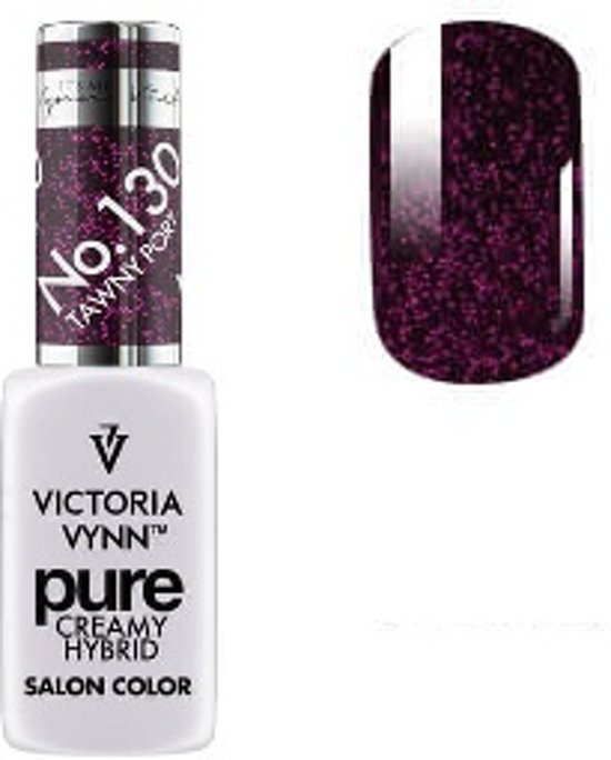 VICTORIA VYNNâ„¢ Gel Nagellak - Gel Polish - Pure Creamy Hybrid - 8 ml - Tawny Port - 130