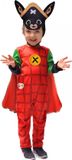 Ciao Bing Kostuum Piratenkonijn Junior Polyester Rood 2-delig Mt 104