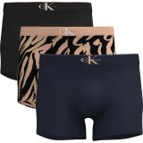Calvin Klein Trunk 3-pack Black W Acorn Orange/bias Tiger Bl Taille: XL