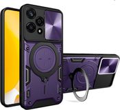 Techsuit Hoesje geschikt voor HONOR 200 Lite - CamGuard Pro Back Cover - Violet