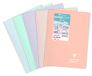 Clairefontaine 376781C Pak met 5 Spiraalschriften Koverbook Blush - A4 21x29,7 cm - 160 Pagina's Gelijnd - Wit Papier 90 g - Wraparound Omslag Polypro Opaak - Willekeurige Kleuren