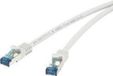 Renkforce RJ45 Netwerkkabel, patchkabel CAT 6A S/FTP 15.00 m Grijs