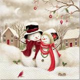 PAW Snow Family papieren servetten