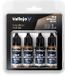 Vallejo Hobbyverf Acrylverf - 77269 True Metallic Metal - Roestig Metaal - Acryl Set 4x Verf set - 4x 18 ml