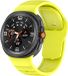 Strap-it Siliconen Outdoor bandje met druksluiting geschikt voor Samsung Galaxy Watch 9 (40/44mm) / Watch 8 (40/44mm) / 8 Classic (46mm) - lime