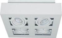 Artdelight - Spot Bosco 4 lichts L 25 cm B 25 cm wit