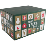 Klika Kerstpakketdoos Tegels golfkarton 39x29x23cm Kerstmis c 10 stuks