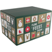 Klika Kerstpakketdoos Tegels golfkarton 39x29x23cm Kerstmis c 10 stuks