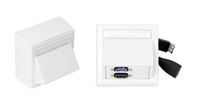 Vivolink WI221261 wandcontactdoos HDMI + USB A Wit