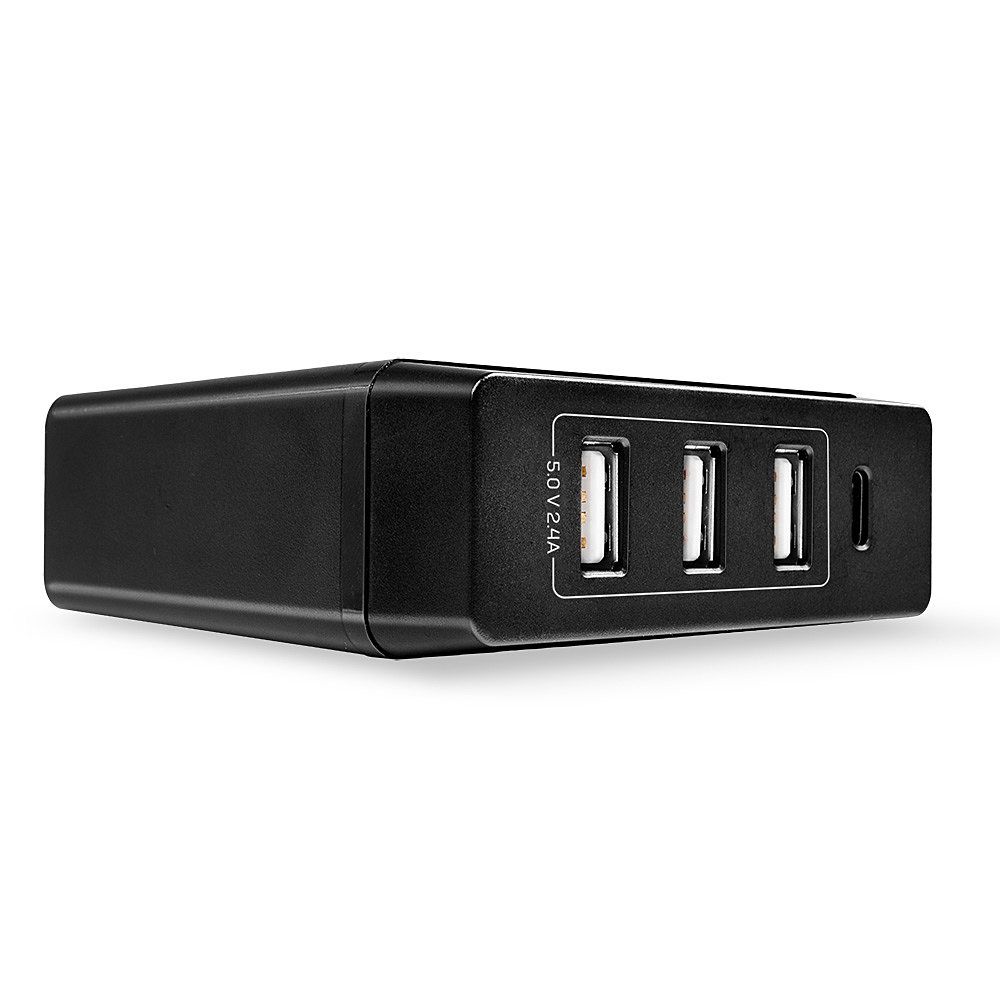 Lindy 73329 Universele AC Oplader voor Mobiele Apparatuur - Zwart