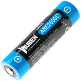 Wuben 18650 ABE2600C 2600 mAh Li-ion Batterie Rechargeable