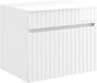 vidaXL Wandgemonteerde Badkamerkast Hoogglans Wit 59 x 44,5 x 50 cm