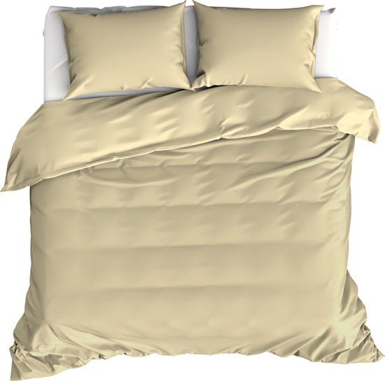 Moodit Dekbedovertrek Basil Sand Lits Jumeaux 240x220 cm - Katoen