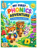 My First Phonics Adventure: Fun Reading & Phonics Workbook for Kindergarten | Letter Sounds, Vowels, CVC Words, Rhyming, Word Families & Early Reading Activities