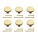 Tokatuker Massief Messing Kastknop Gouden Trek (3 cm Rond)